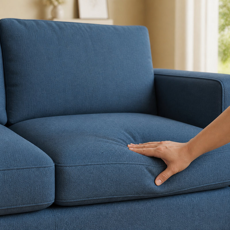 Canapé-lit d'angle modulaire en forme de U, réglable, de 110 pouces de largeur, avec 2 poufs de rangement, Bleu
