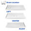 60 In. X 32 In. Rectangle White Acrylic Bathroom Alcove Shower Pan Base With Right Hand Drain-118624755-118624759