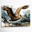 Birds Brown Pelican Brown Canvas Wall Art-889889811