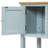 Keyania Coffee Console Table with Four Small Drawers and Bottom Shelf-94995385