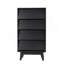 Commode double à 4 tiroirs de style rétro avec design biseauté pour un rangement et une organisation élégants