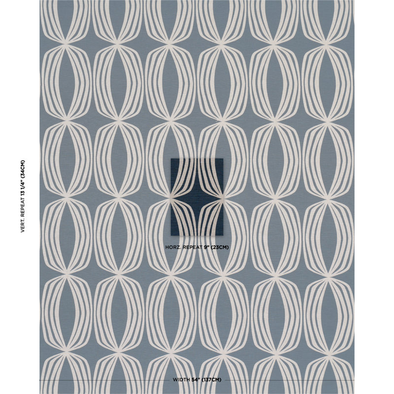 Tissu Fontana, Indigo