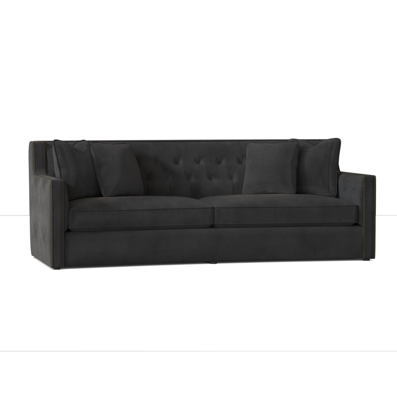 Candace Fabric Sofa, Akiko Graphite Performance 5534-011