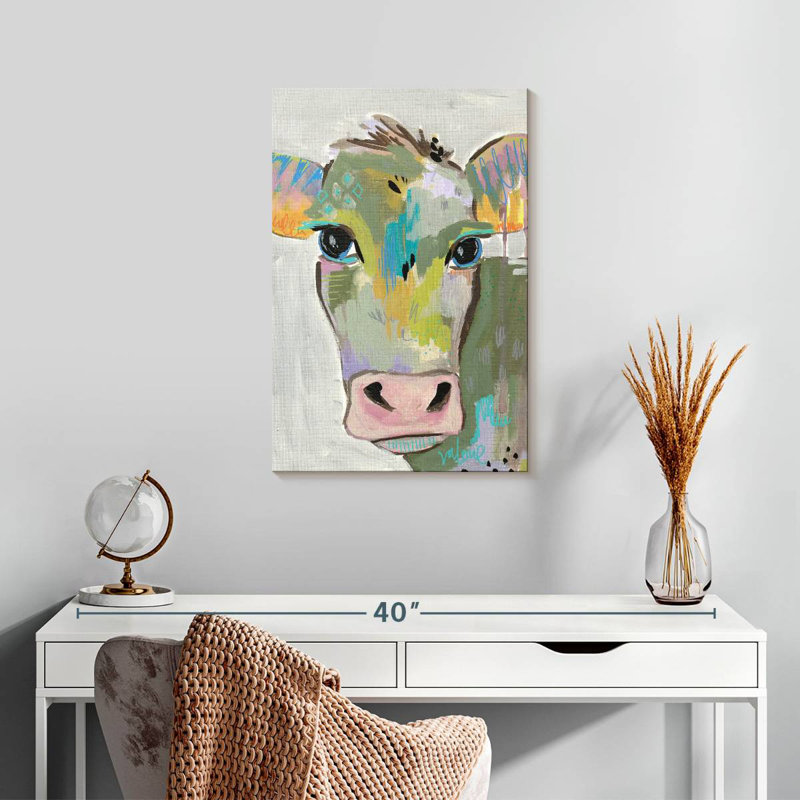 Brampt Cow Face I, 24" H x 16" W