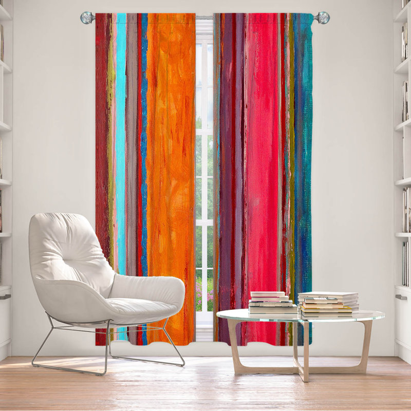 Azjon Room Darkening Curtain Pair, 20" W x 82" L