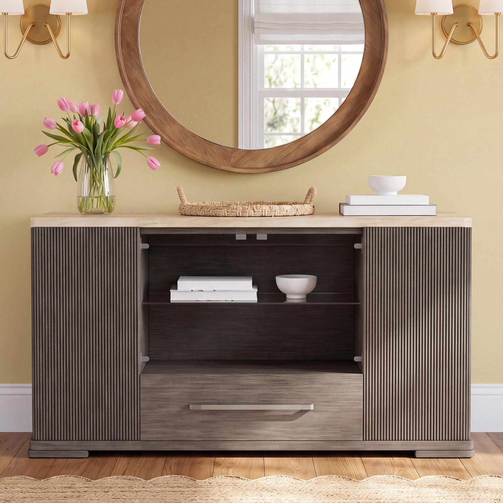 Adley Buffet Table