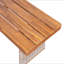 Banc d'extérieur en bois d'acacia 1Pcs-217587856