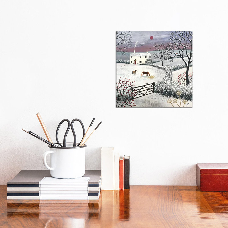 Winter Grazing 1 Piece Wrapped Canvas Painting, 30.48 cm H x 30.48 cm W