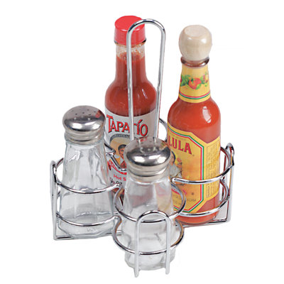Tabletop Caddies - 4 Compartment Condiment Caddy