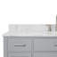 Ensemble de meuble-lavabo simple 54 po avec plateau en marbre de Carrare Aberdeenshire-85363999