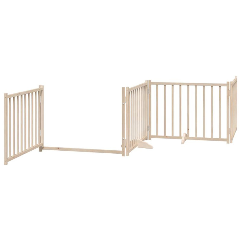 Rodden Solid Wood Dog House Door, 60cm H x 640cm W x 2cm D, Beige