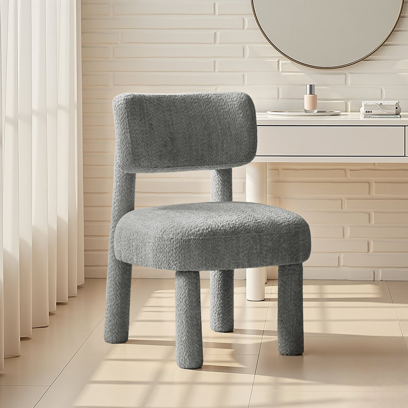 Chaise de salle à manger Cherry, Gris