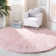 Isidore Shag Pink Area Rug