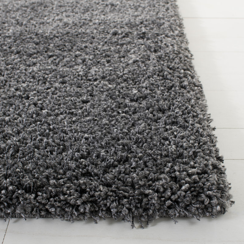 Delane Dark Gray Area Rug, Rectangle 9' x 12'