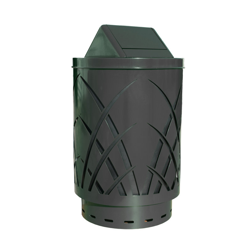 Poubelle de 40 gallons Covington, Noir
