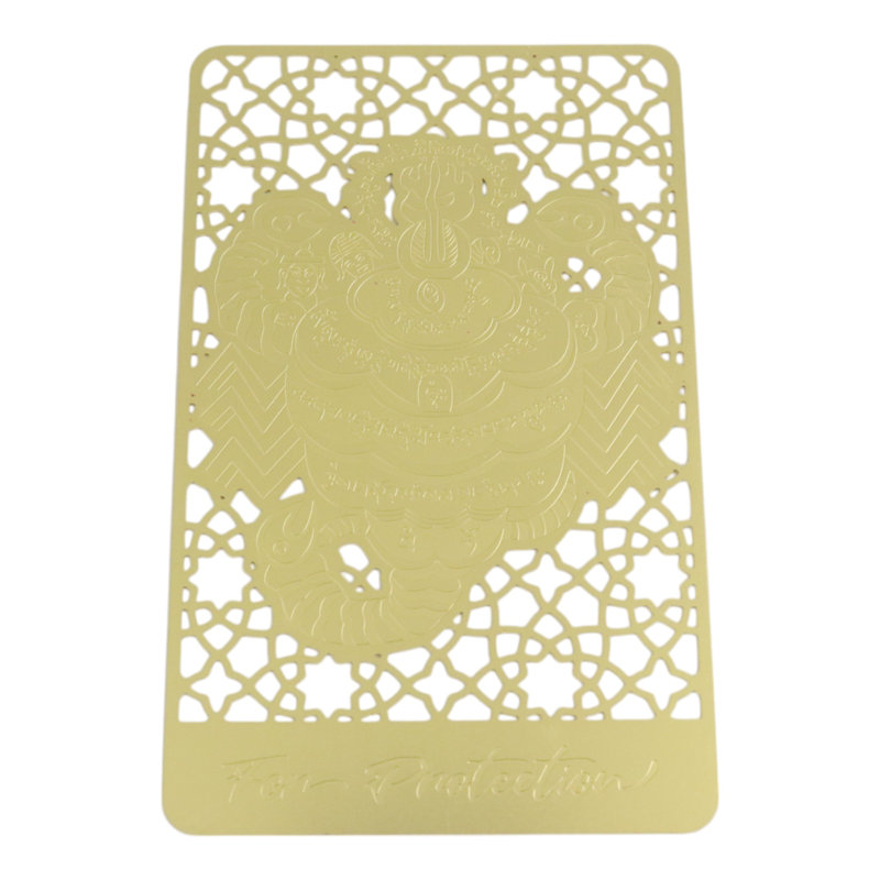 Carte dorée Talisman dorée Drolo Scorpion
