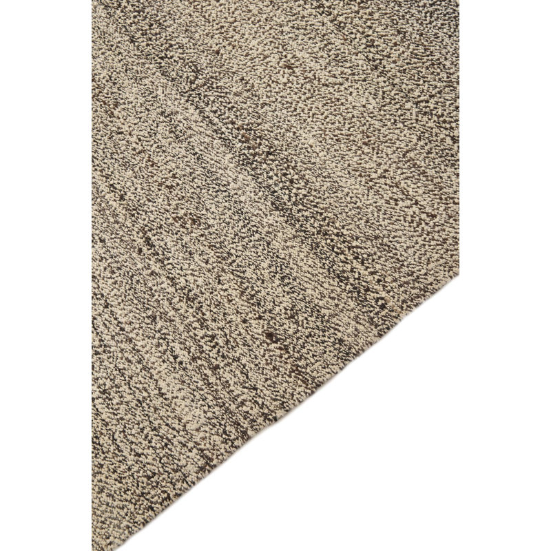 Tapis noir et blanc Ivey