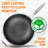 NutriChef Nutrichef 12'' Non-Stick Stainless Steel Wok with Lid