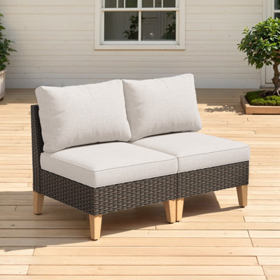 Chaise de patio avec coussins Tuule