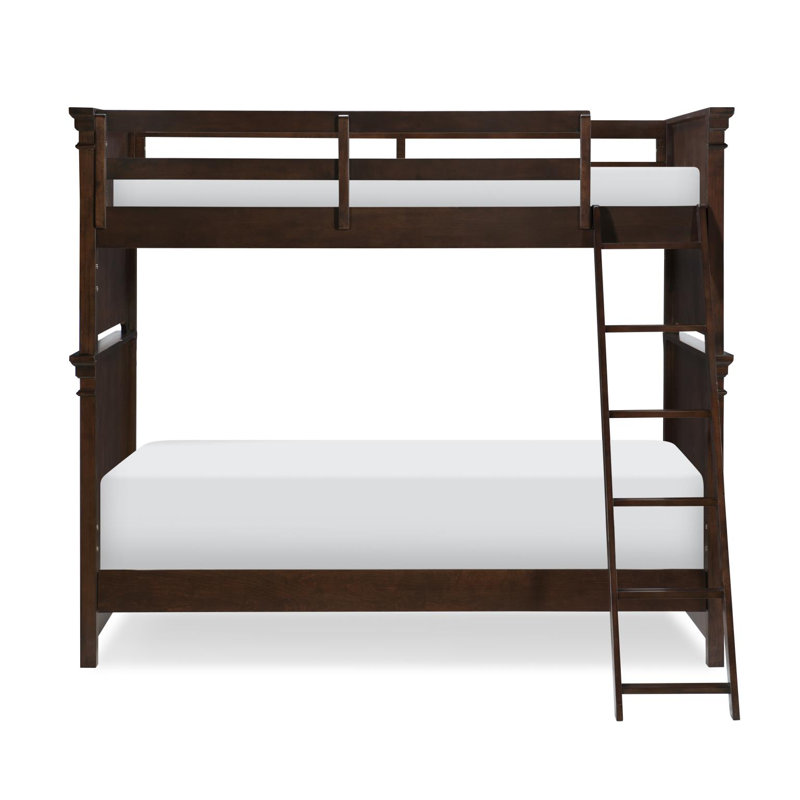 Canterbury 2.0 Twin Over Twin Bunk Bed, Brown