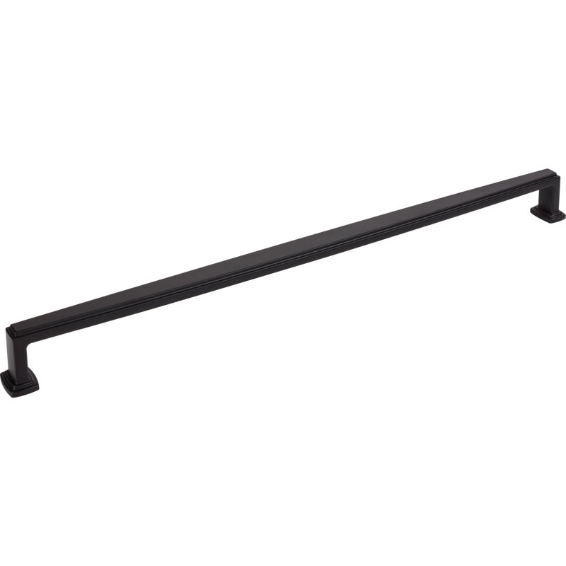 Matte Black 18" Modern Appliance Pull with Mounting Hardware