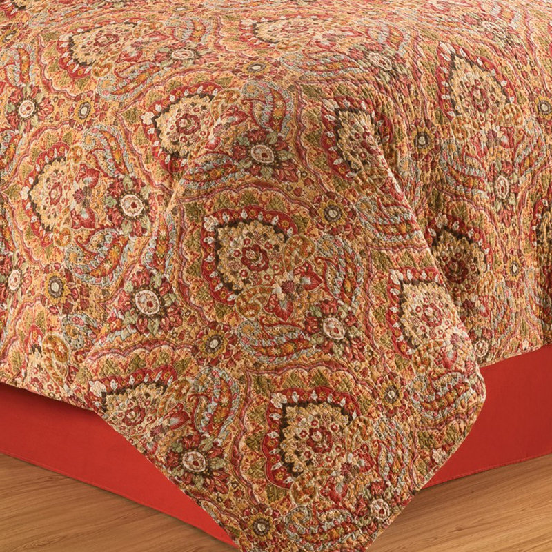 Ensemble de surfaces réversibles Eurytus, Courtepointe double / grand et 2 taies décoratives