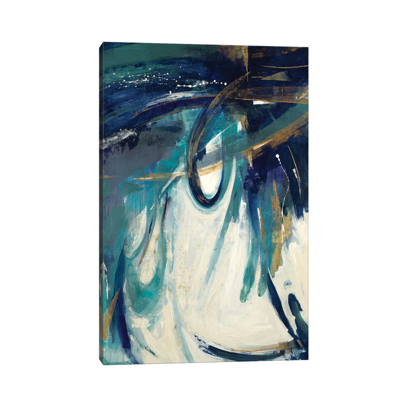Broad Strokes by Liz Jardine - Wrapped Canvas Painting, 20.32 cm H x 30.48 cm W