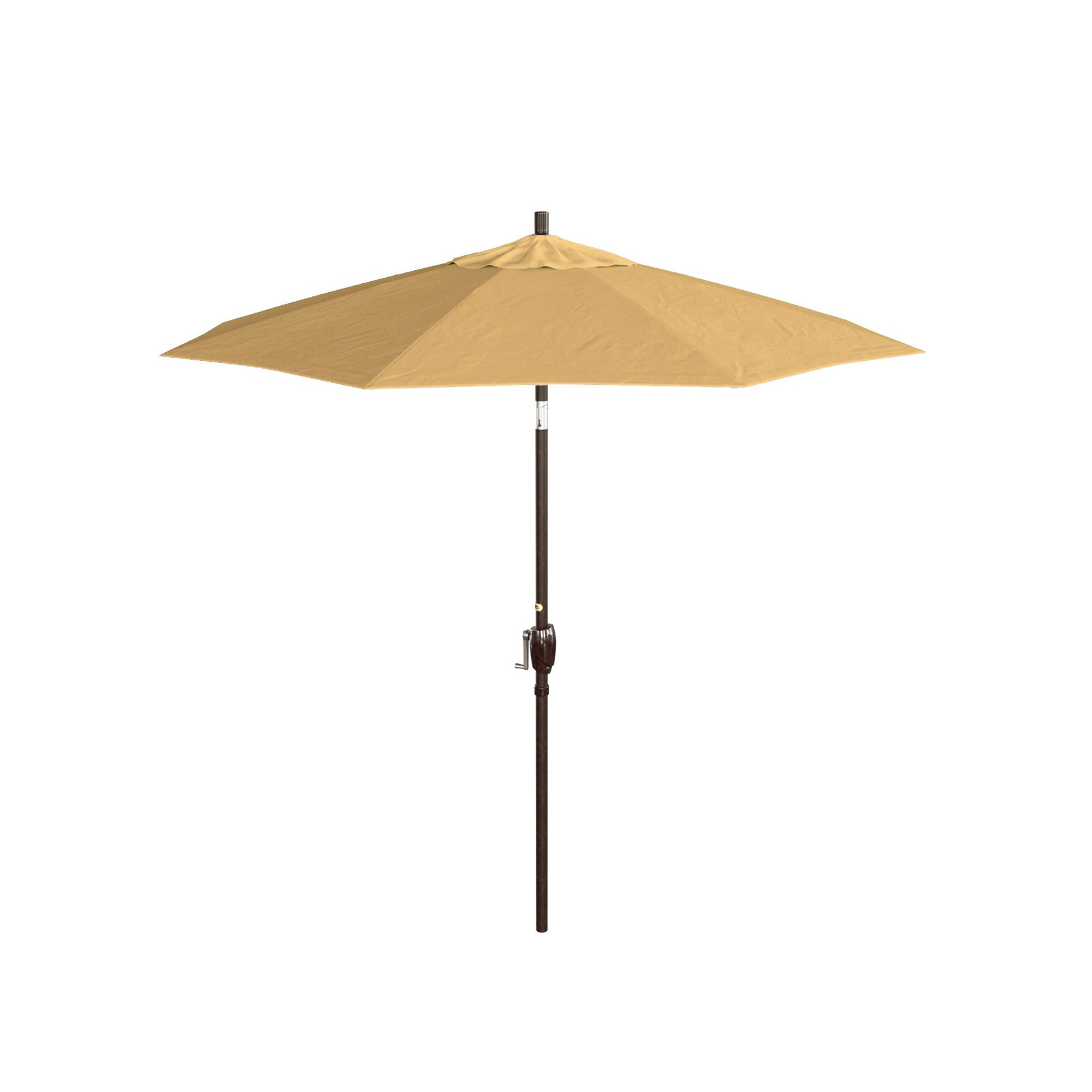 Lexia 7.5' Sunbrella® Umbrella, Canvas Wheat Sunbrella® Canvas, Bronze
