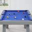 Ensemble de salle à manger pour salle de billard intérieur / extérieur 6 places avec accessoires, structure en ciment-72540437