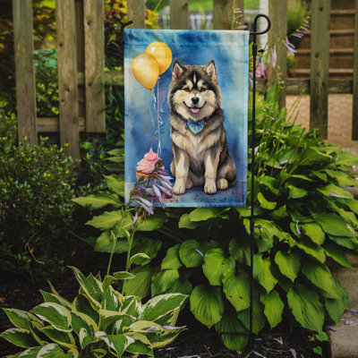 Drapeau de jardin «Happy Birthday»