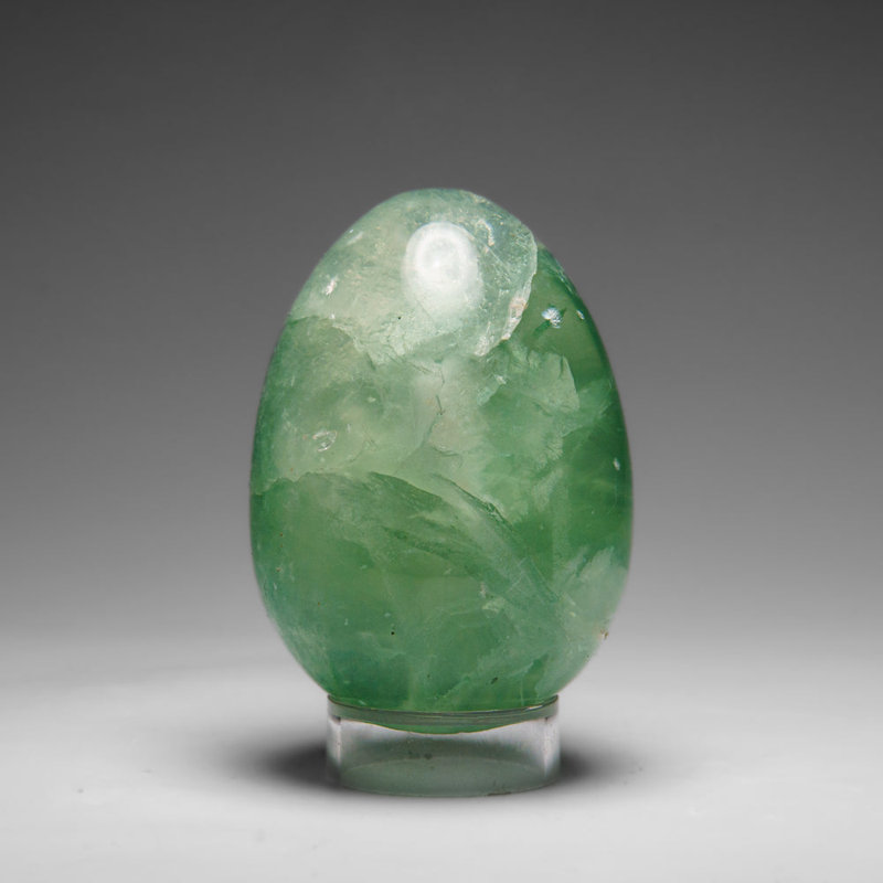 Genuine Green Fluorite Egg From Mexico (327 Grams)