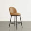 Tabouret de comptoir pivotant rembourré 26 po Aura-615037481-615329769