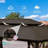 14X22ft Hardtop Gazebo, Outdoor Gazebo With Galvanized Steel Double Roof, Aluminum Frame, Built-In Gutter System, Curtain And Netting, Metal Gazebo Pavilion For Patio Deck Garden-118385073-118385075-118385076