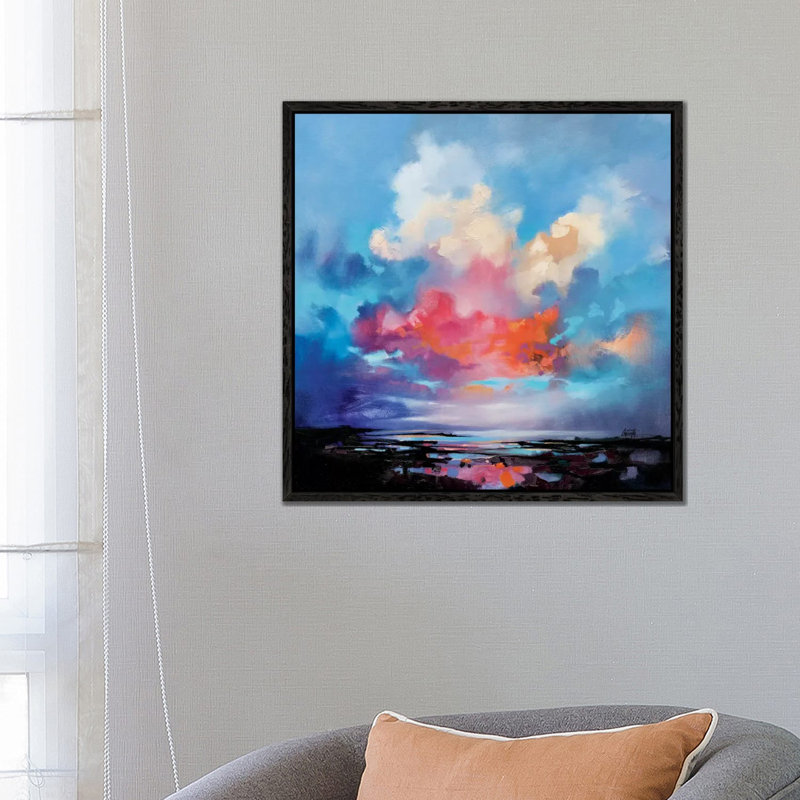 Diffusion I by Scott Naismith - Painting on Canvas, 66.04 cm H x 66.04 cm W, Black Framed