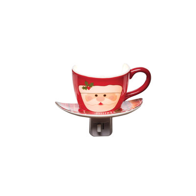 Santa Teacup Night Light