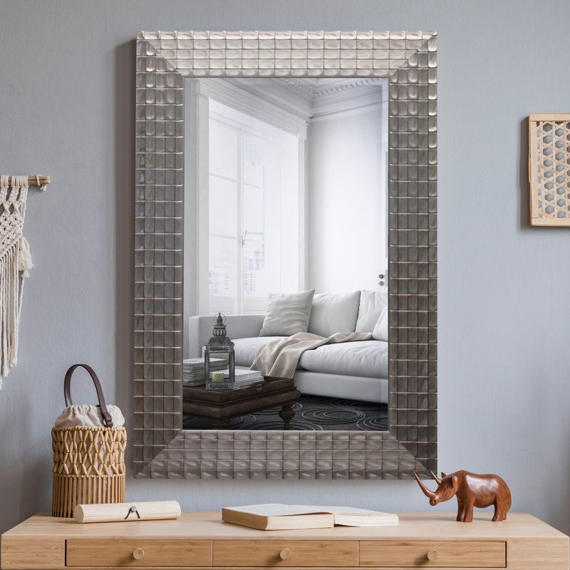 Autiana Rectangle Wall Mirror, 36" H x 24" W