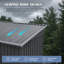 Abri de jardin et pergola combinés JAXILYN 6x4 pi 2 en 1 avec toit en pente pour le drainage, structure de plancher et aérations