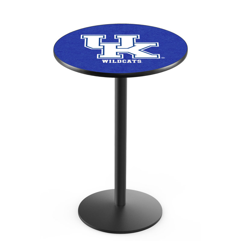 Table bistro NCAA 36 ", Ride noire, Université du Kentucky - UK Logo