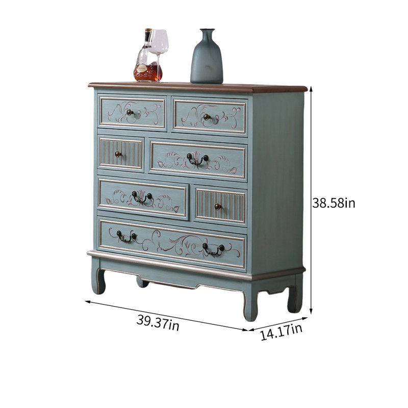 Commode d'appoint Painted
