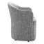 Havel Upholstered Dining Arm Chair With Casters-1569808716