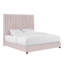 Arabelle Solid Wood and Upholstered Low Profile Platform Bed-1881882404-1881882405