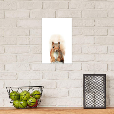 Happy Squirrel - Wrapped Canvas Painting