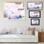 Pinceau Ocean Waves Impression V - reproduction de cadre flottant sur toile-418856684-418856680