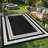 Bordered Design Outdoor Mats Plastic Straw Rug Outdoor Leisure Waterproof Carpet Garden Terrace Balcony Picnic Mat-1901024522-1884189903