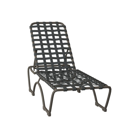 Kahana Outdoor Metal Chaise Lounge