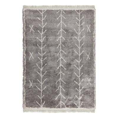 Pickerel Machine Woven Grey Indoor Rug