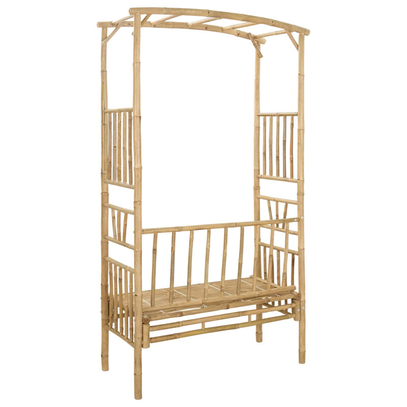 205cm H x 115cm W Bamboo Arched