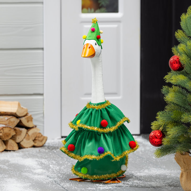Porch Goose Outfit, Christmas Tree, Christmas Tree Dress