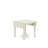 3 Piece Dining Room Table Set Contains a Rectangle Kitchen Table with Dropleaf and 2 Linen Fabric Upholstered Dining Chairs, 30x48 Inch, Linen White-38912607-38912593-38912599