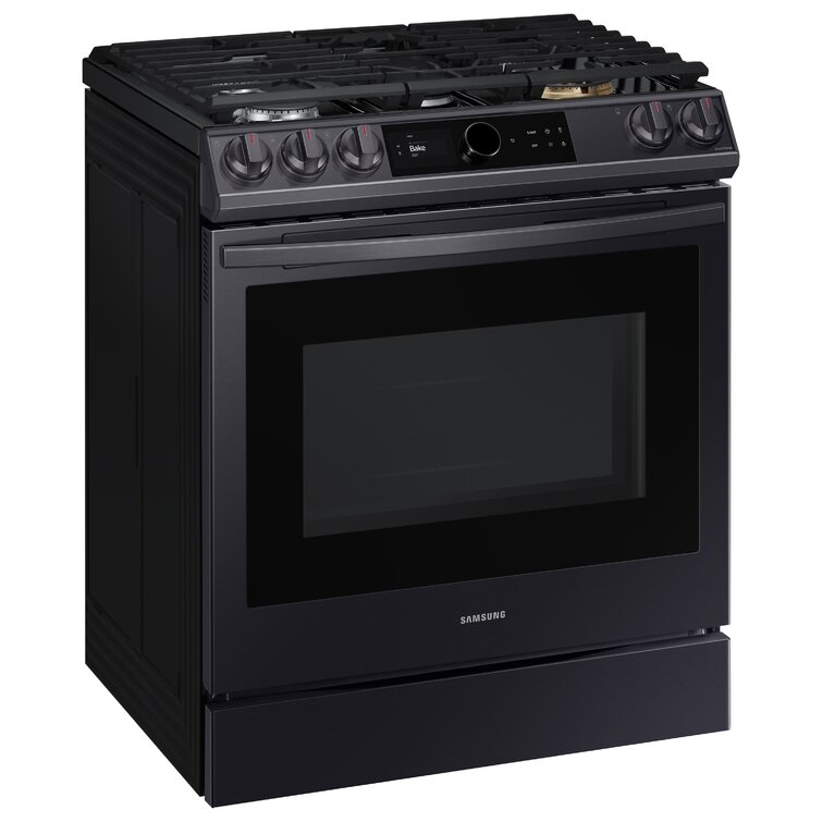 6.0 cu. ft. Smart Freestanding Gas Range with Integrated Griddle in  Stainless Steel